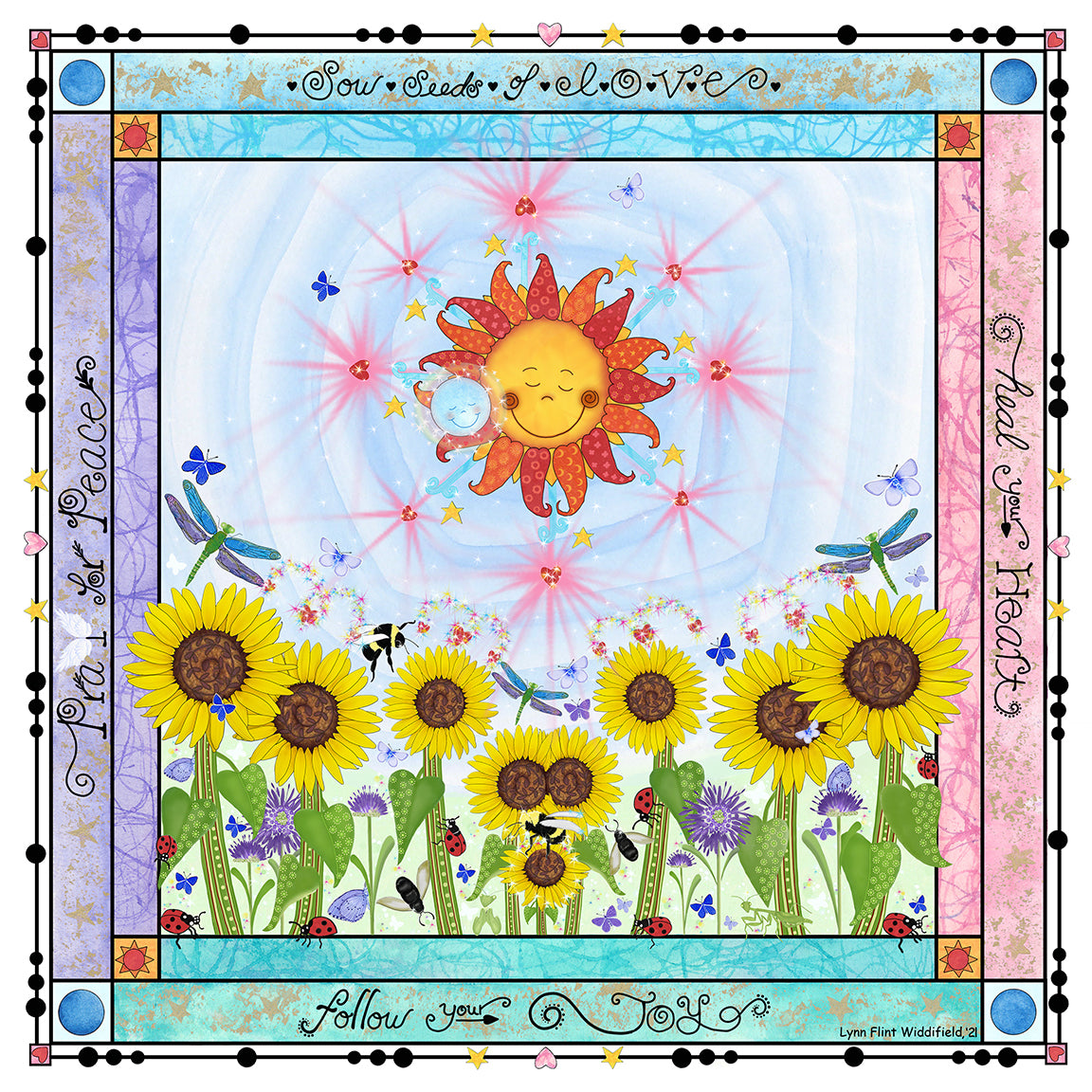 Sowing the Seeds of Love - square print