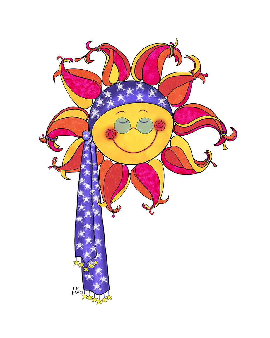Groovy Sun print