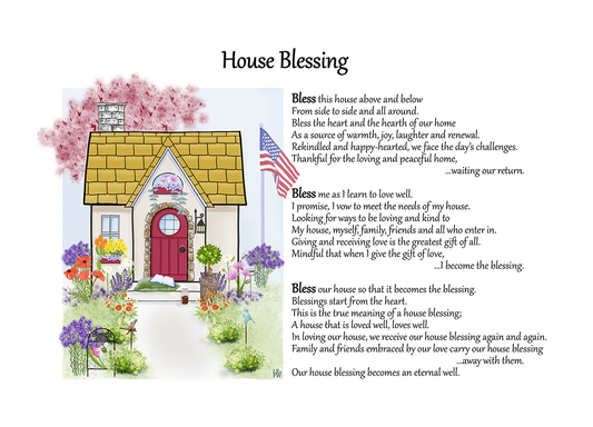 House Blessing print