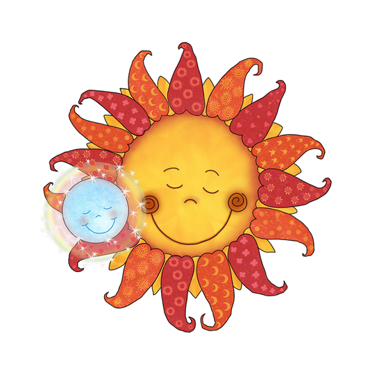 Sun and Moon print